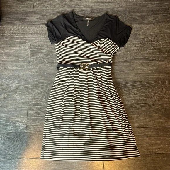 bcbg black and cream dress BCBGMaxAzria | Dresses | Bcbg Maxazria Black And Cream Stripped Dress
